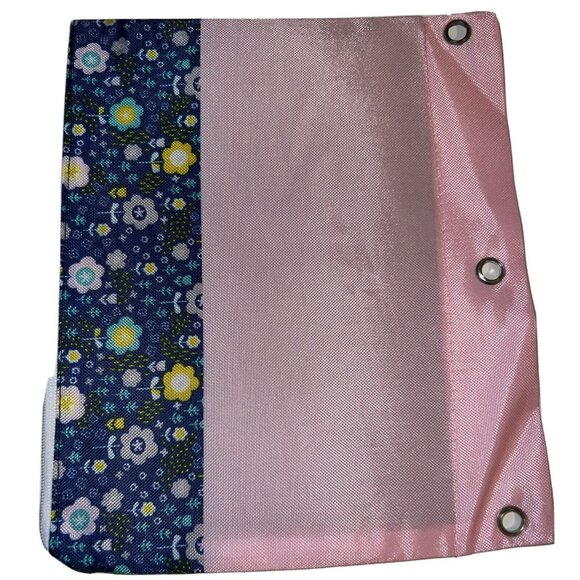 Decorative Pencil Pouches Set Of 4 W/ Grommets Assorted Patterns - Space Dinosau - Picture 5 of 5